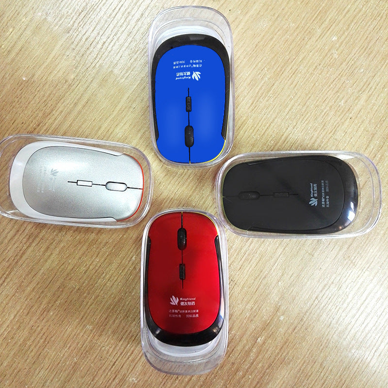 2.4GHz Wireless Optical Mouse | 1200 DPI | Slim Laptop Mouse | Black, Blue, Green, Red, Silver