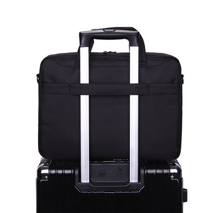 Oxford Laptop Shoulder Bag & Sleeve | 12"-17" | Airbag & Standard | Multi-Pocket | 10 Colors