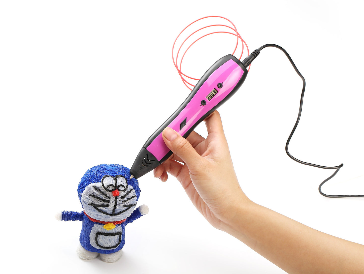 3D Printing Pen with LCD Screen | ABS & PLA | 6-Speed Control | Kids & Adults | 4 Colors