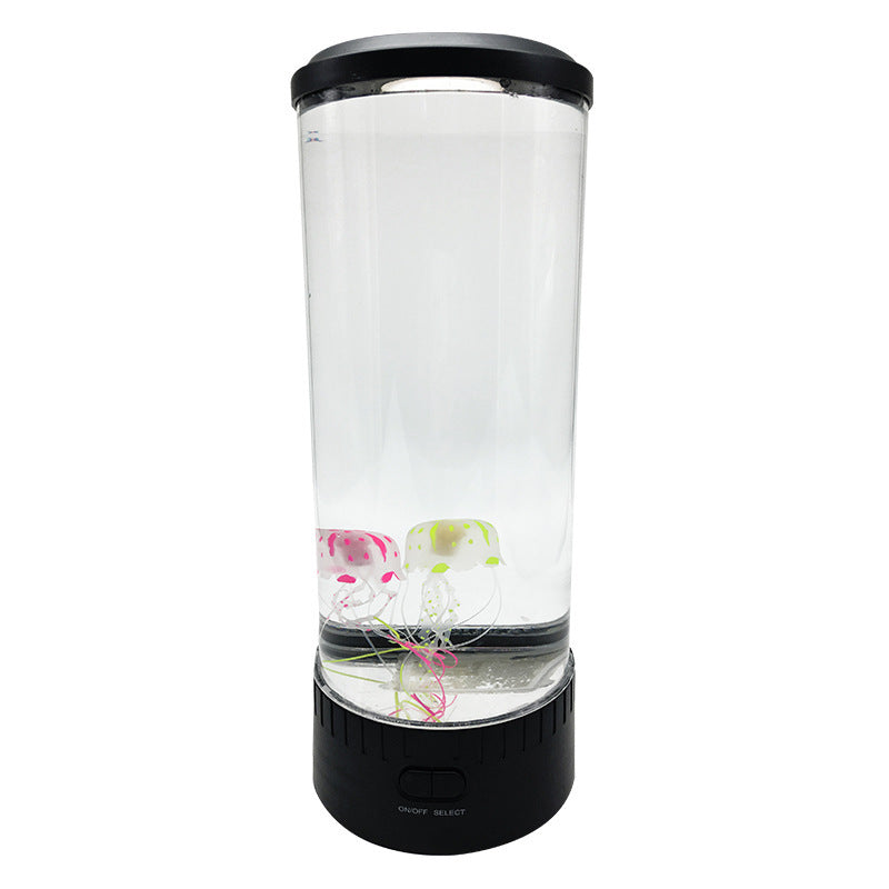 Jellyfish LED Table Lamp | Acrylic Shade | 5000hr | USB & US Plug | With & Without Remote | 14×14×35cm & 10.7×10.7×30cm | Bedroom & Living Room Decor