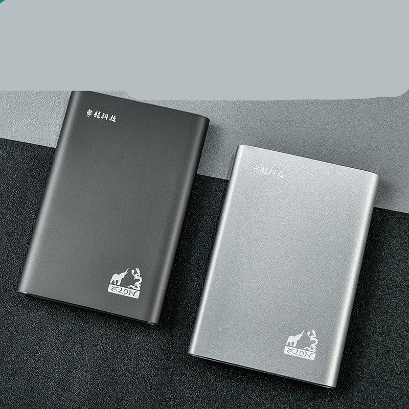 2.5" Portable External Hard Drive | USB 3.0 | 80GB–1TB | Metal Shell | No Power Supply Needed | Black & Silver