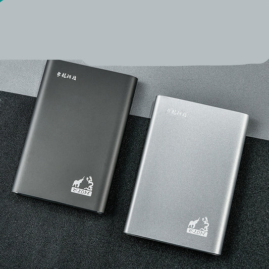 2.5" Portable External Hard Drive | USB 3.0 | 80GB–1TB | Metal Shell | No Power Supply Needed | Black & Silver