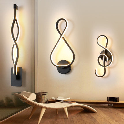 Nordic Minimalist LED Wall Lamp | Silicone Shade | 30,000h LED | Button Switch | 110V & 220V | Warm & White Light | Multiple Styles