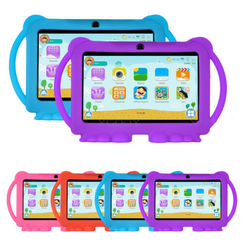7" Android Kids Tablet | Quad-Core, Dual Camera, Wi-Fi, Bluetooth | Blue, Pink, Purple, Red