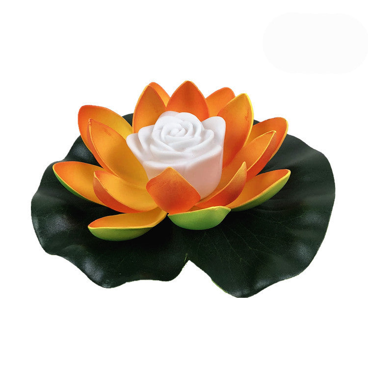 LED Lotus Flower Floating Lamp | EVA Foam | LED Light | 18cm & 28cm | Blue, Green, Red, White, Yellow & Gradient | Pool, Pond, Bath & Home Decor | Floating Water Light