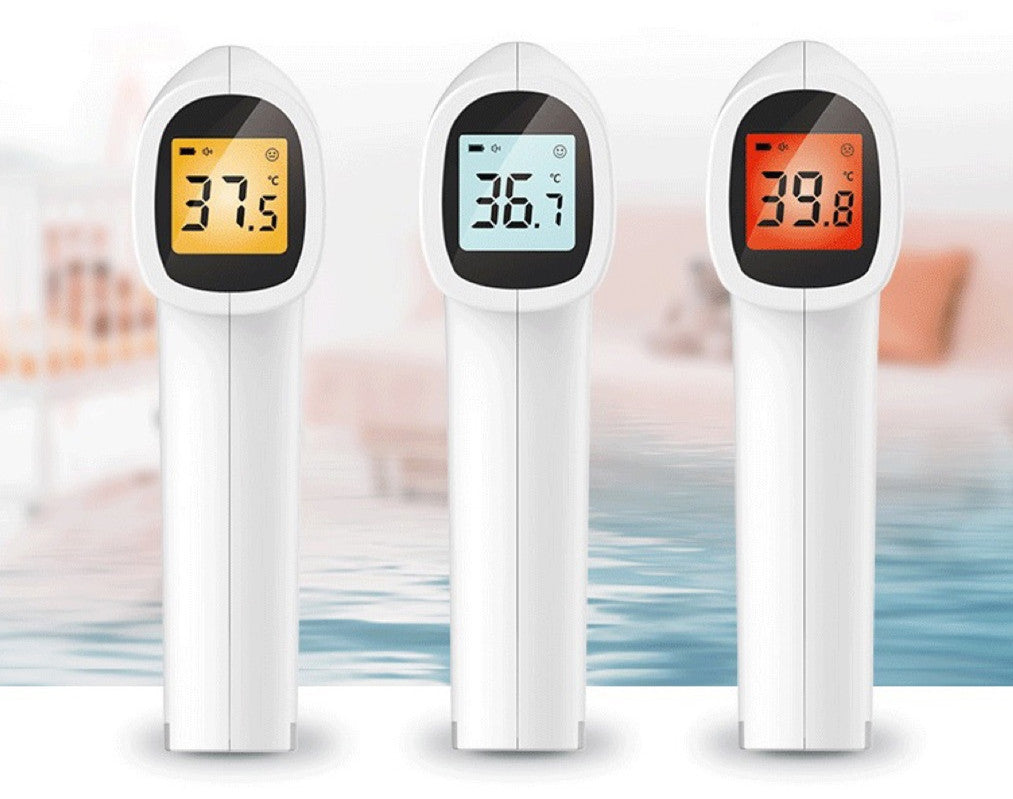 TP500 Non-Contact Infrared Forehead Thermometer | Medical Grade, Instant Read | White