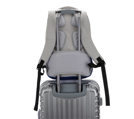 Multi-Functional USB Charging Laptop Backpack | 15" Laptop | Water-Repellent Oxford | Multiple Compartments
