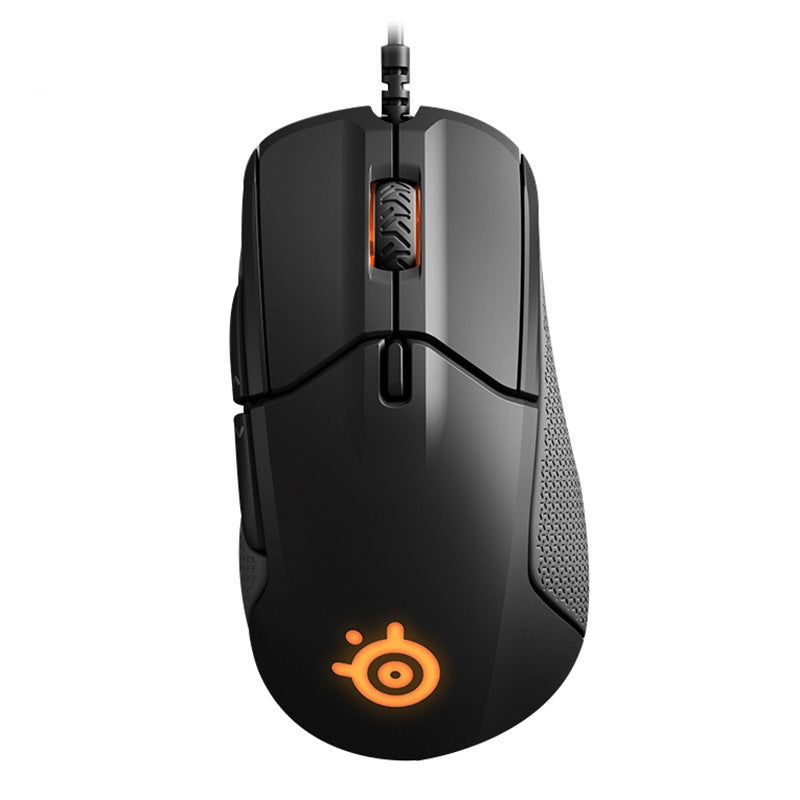 Wired Mechanical Gaming Mouse | 12000 DPI | 6 Buttons | 6-Gear Adjustable | Ergonomic | USB | Black