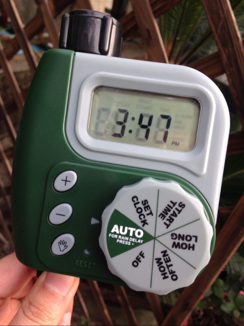 Smart LCD Automatic Garden Irrigation Timer | Rechargeable | 1–300 Min | 6hr–7 Day Cycle | Solenoid Valve | Hose Connector | AU, EU & US Plug