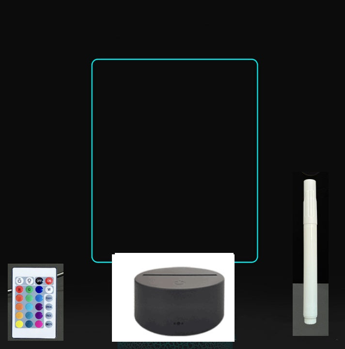 LED Acrylic Handwriting Message Board | 3W 5V USB | Touch & Remote | 16 Designs | Acrylic + ABS | Erasable Pen Included