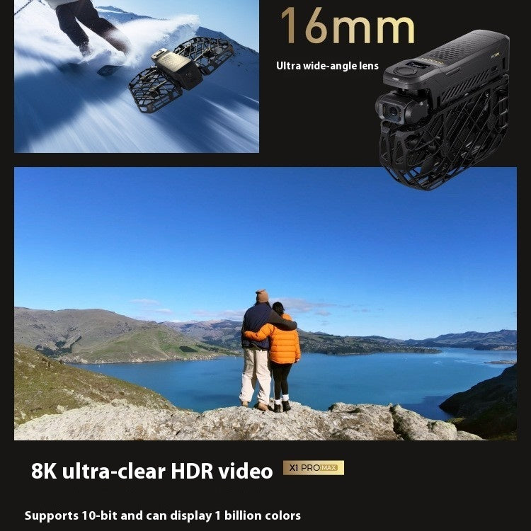 AI Smart Camera 8K HD – Anti-Shake, Voice Control & AI Tracking (X1 PRO / PROMAX)
