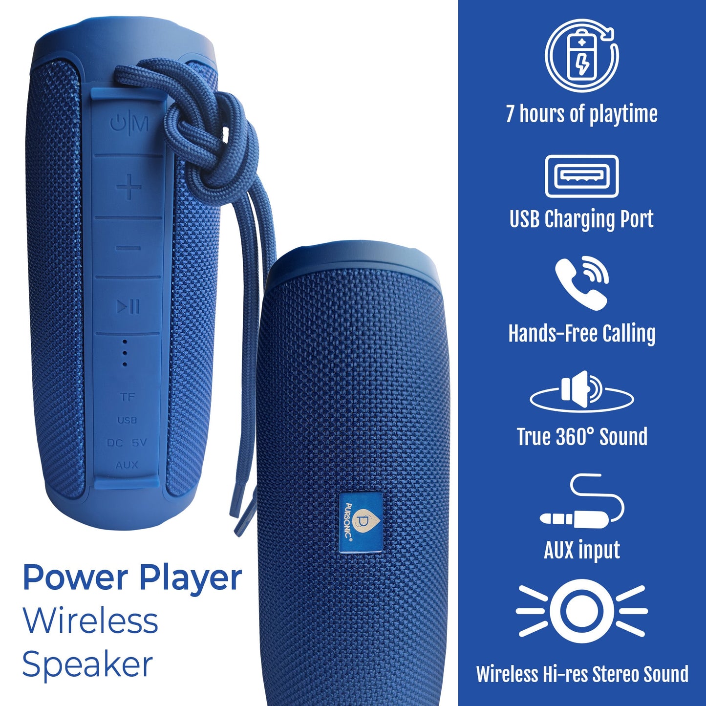 Total Audio Freedom Collection – Wireless Earbuds + 360° Speaker + Waterproof Speaker Bundle