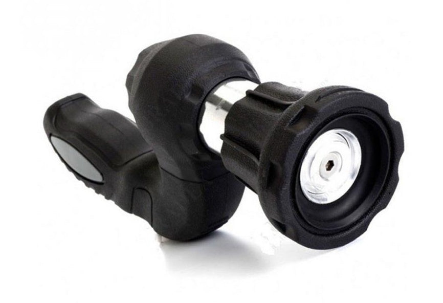 5-Setting Garden Hose Spray Nozzle | ABS + Aluminium Alloy | 23×6.5×11cm | Fits 5/8" Hose | Ergonomic Handle | Lawn, Garden & Car Washing | Black