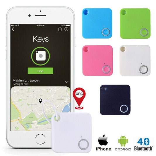 Bluetooth Anti-Lost Key Finder & Tracker | 10m Range | 38×38×7mm | Wallet, Keys & Bag Locator | 5 Colours