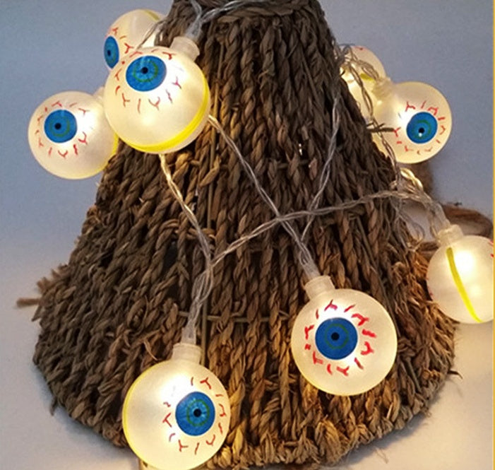 Halloween LED String Lights | 1.2M | 10 LEDs | Battery Powered | Waterproof | White, Warm White & 4 Colours | 9 Pendant Designs | Indoor & Outdoor