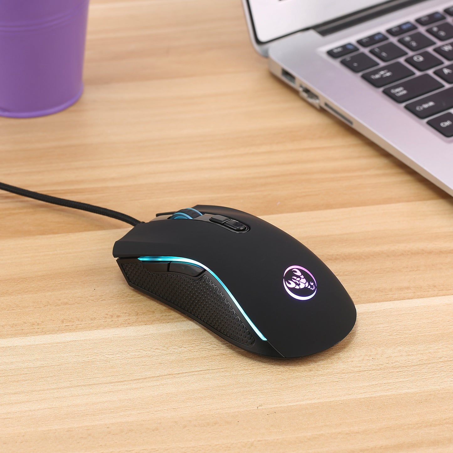T20 USB Wired Gaming Keyboard | RGB Backlight | Floating Keycaps | Multimedia Shortcuts | 440×130×30mm | ABS | Keyboard Only & Keyboard + Mouse Bundle