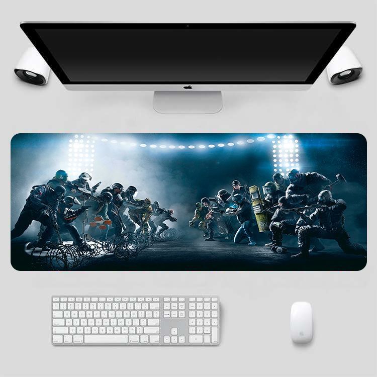 Extended Gaming Mouse Pad | Non-Slip Rubber Base, Thermal Print | 7 Designs, Multiple Sizes & Thickness