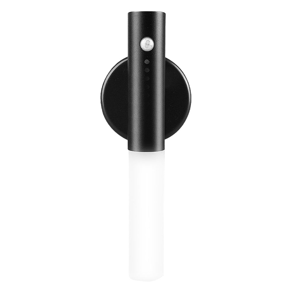 PIR Motion Sensor LED Night Light | Magnetic Wood Base | USB Rechargeable | 4m Detection | Warm White | Ash & Walnut