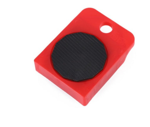 Furniture Moving Lifter & Slider Set | 150kg Capacity | Pry Bar + 4 Square Pulleys | ABS & Steel | Blue, Red & Yellow