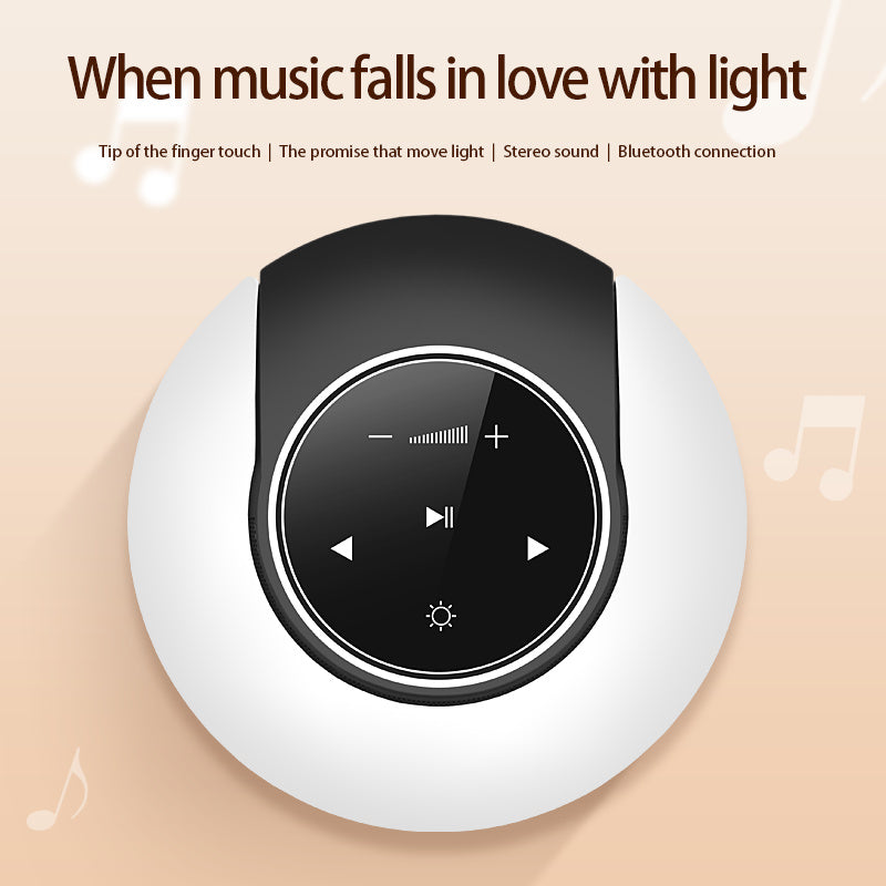 2-in-1 Bluetooth Speaker LED Desk Lamp | BT 4.2 | 2000mAh | Stepless Dimming | Touch Control | USB | Blue, White & Yellow Light