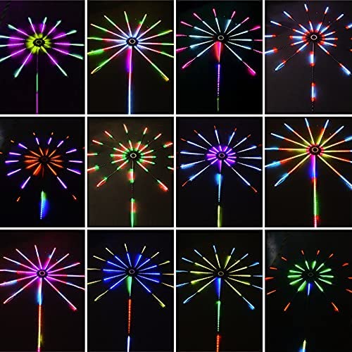 Firework LED Strip Light | Music & Mic Sync | Bluetooth App & Remote | SMD5050 RGB | USB | Small & Big | Room, Party & Gaming
