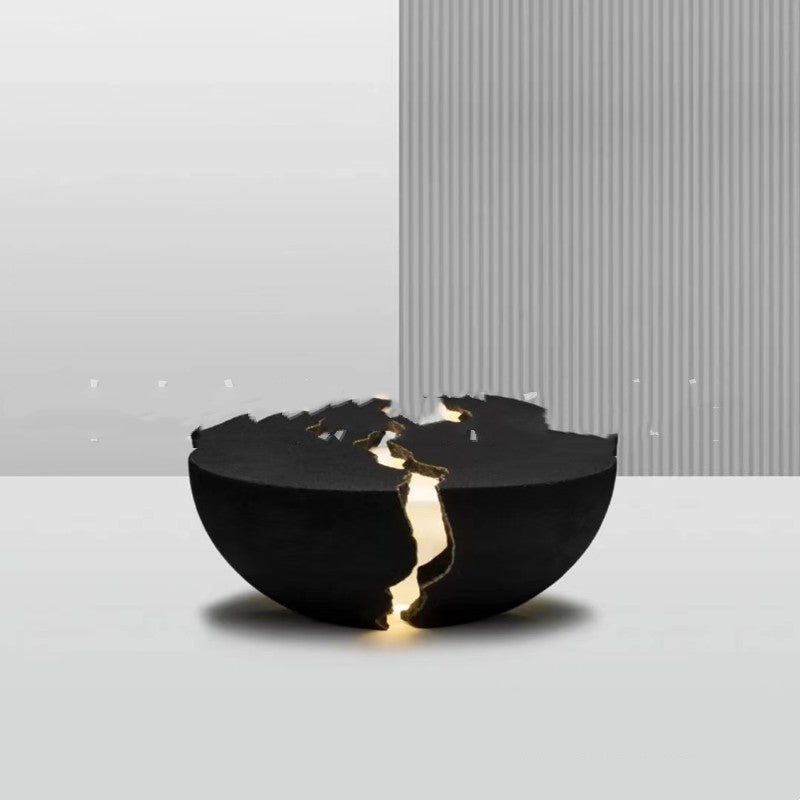Modern Minimalist Resin Natural Sand LED 4000K Bedside Table Lamp | 130×70mm, ≤36V, US Plug