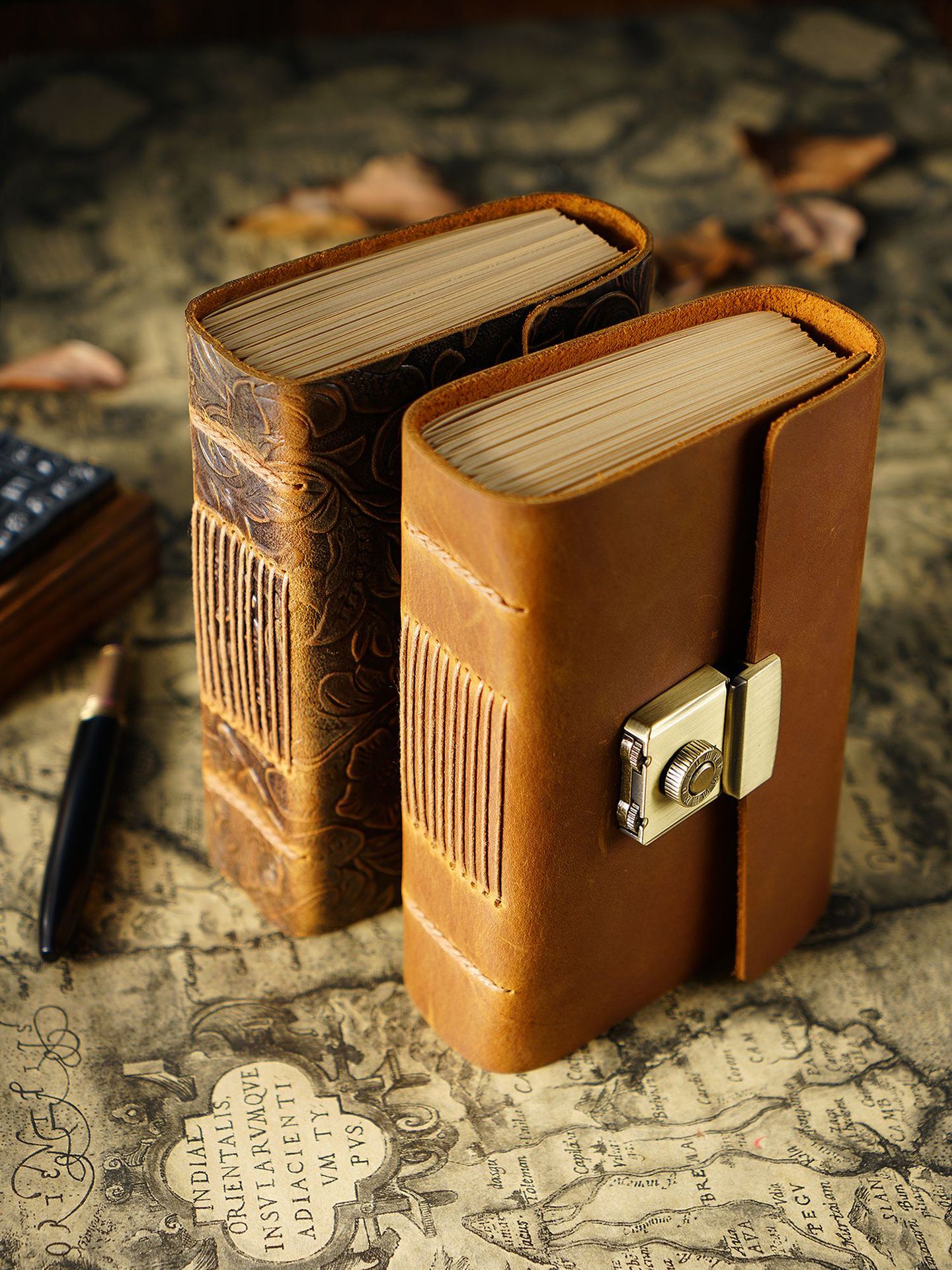Vintage Genuine Leather Notebook | First-Layer Cowhide | A5 / A6 / A7 | Retro Journal | 2 Colors