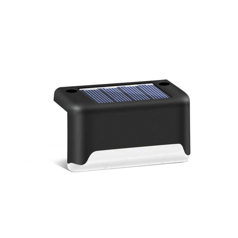 Solar Courtyard Stair Step Light | IP55 Waterproof | 0.2W | ABS | Warm White & Cool White | 75×44×42mm | Black | Garden, Pathway & Staircase | 1, 4, 8 & 20pc Packs