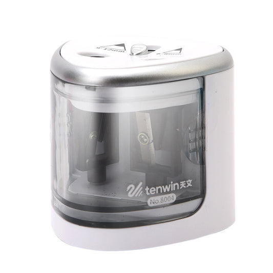 Automatic Electric Pencil Sharpener | Child-Safe | ABS+PC | 50×50×50mm | Fits 6–8mm Pencils | 3 Colours