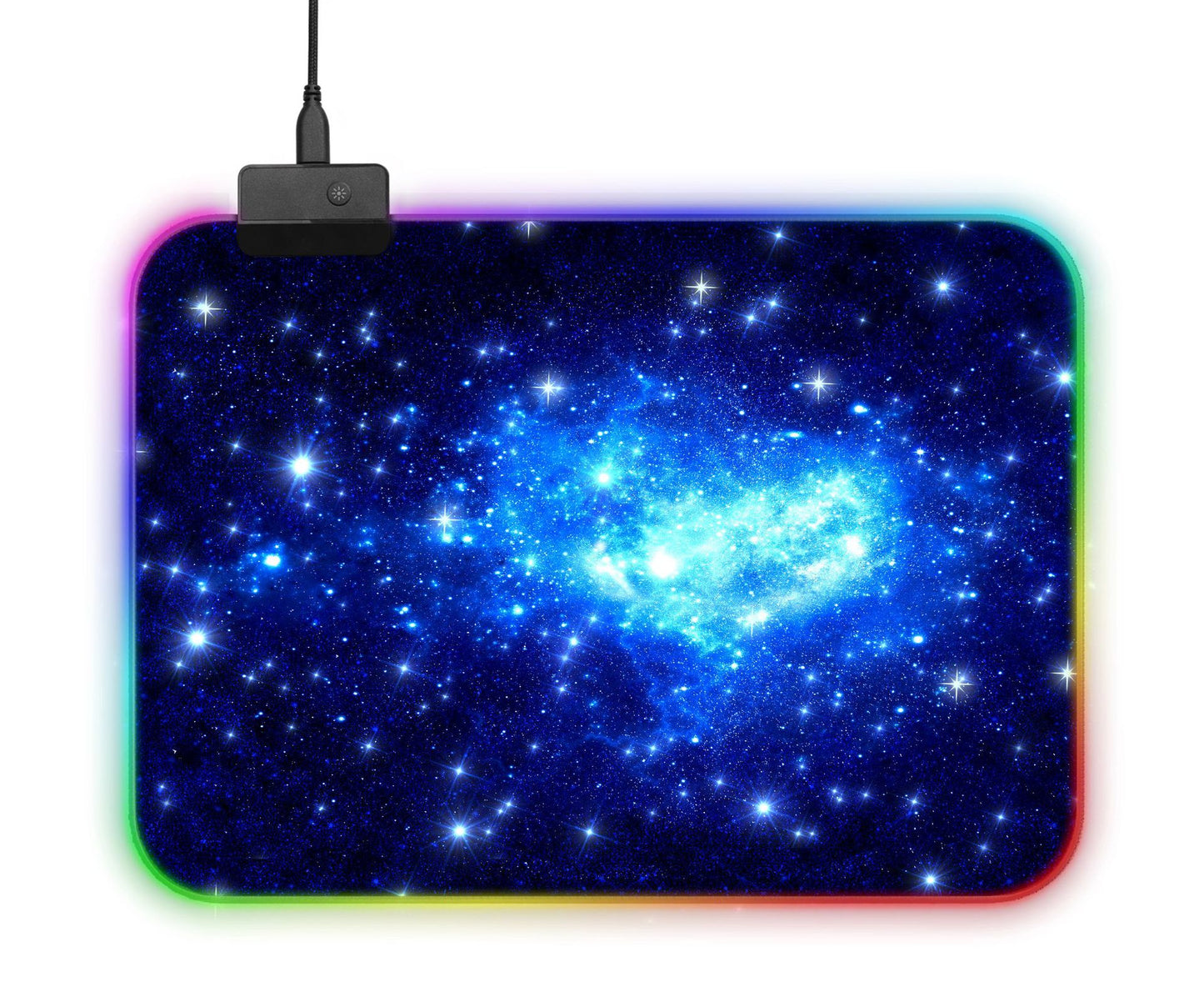 RGB LED Gaming Mouse Pad | 11 Lighting Modes | Anti-Slip Rubber Base | Micro-Textured Surface | USB Powered | 350–900mm Sizes | Wired & Wireless Charging