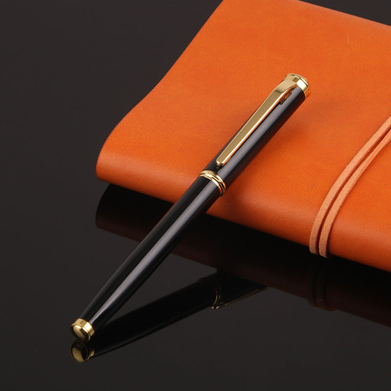 0.5mm Metal Fountain Pen | Replaceable Ink | Yijin Nib | Business, Office & Student Writing | Black & Red | Single & Set