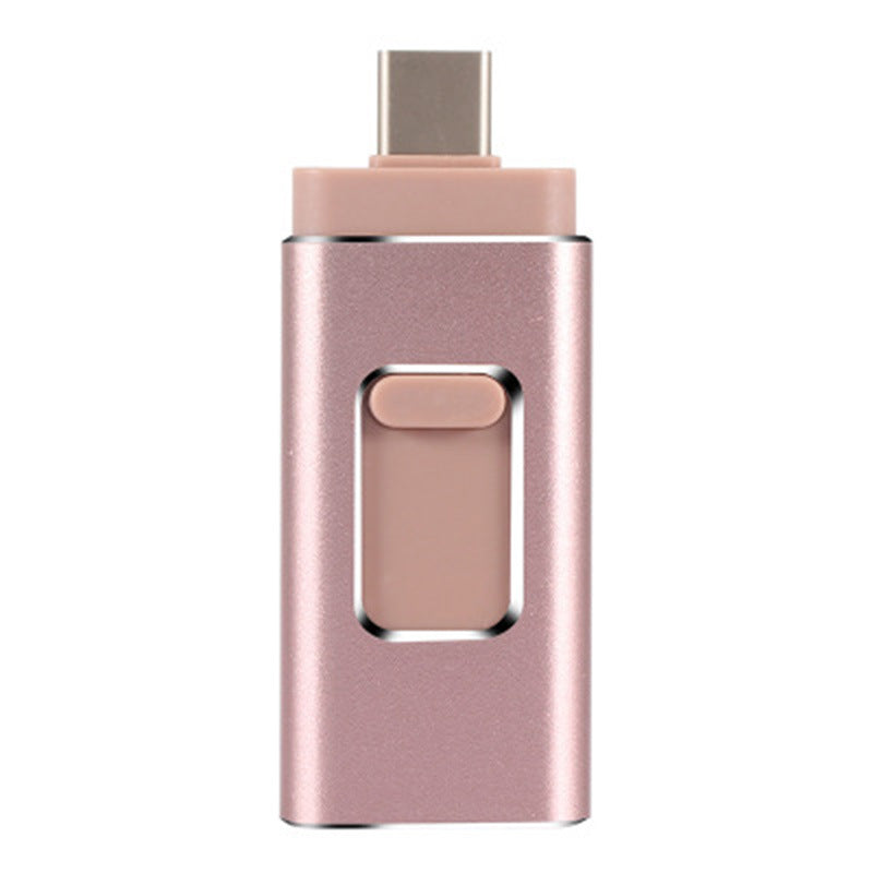 4-in-1 USB Flash Drive | Lightning + Micro USB + Type-C + USB-A | 8GB–1TB | 4 Colours | iPhone & Android