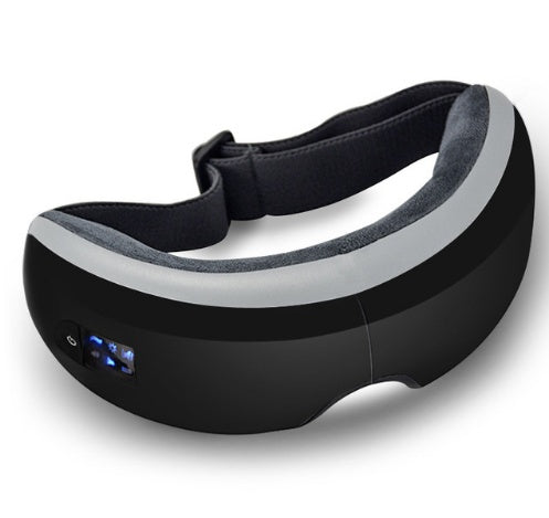 Bluetooth Eye Massager | Air Pressure | Hot Compress | Vibration | 3–6 Modes | 1200mAh | Leather Case | Eye Fatigue, Dark Circles & Sleep Aid