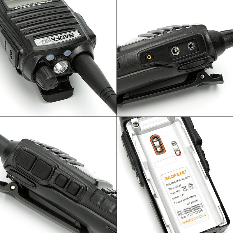 Baofeng BF-UV82 8W Dual-Band Walkie Talkie | VHF/UHF | 1800mAh | Long Range Two-Way Radio
