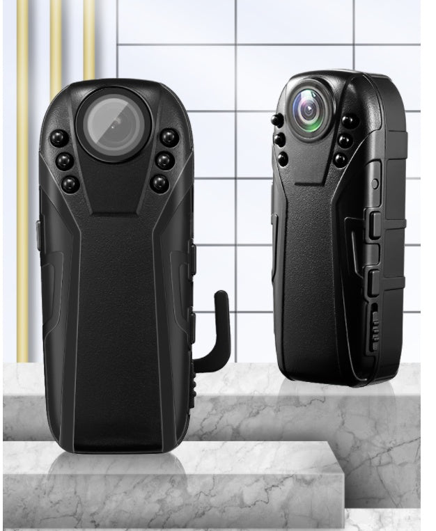 1080P HD Mini Body Camera | 125° Wide Angle, Night Vision, 18H Recording, Loop Record | 8G–64G