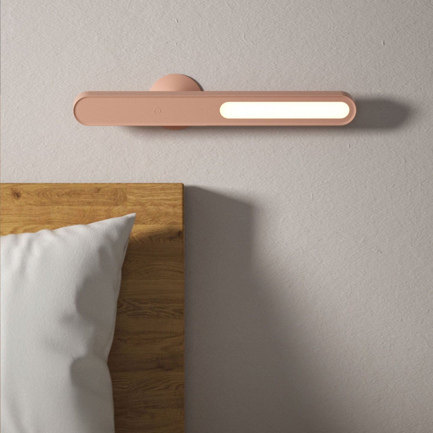 Magnetic Suction Touch Table Lamp | Geometric Design | USB | PC Shade | European Style | Khaki & White | 1PC & 2PCS