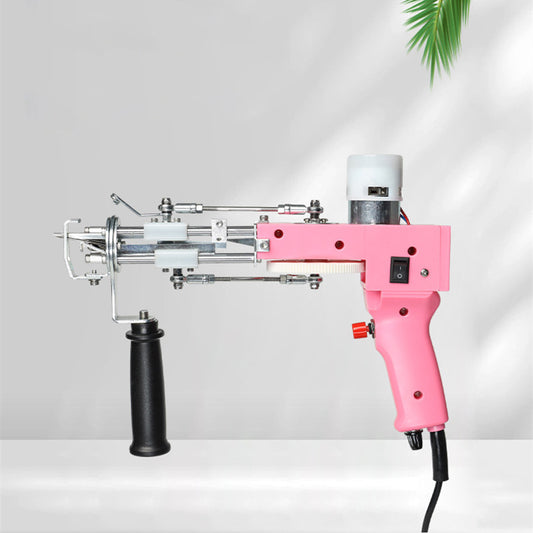 2-in-1 Electric Tufting Gun | Cut Velvet & Loop Pile, 99W, 100-240V, US/UK/AU/EU Plug