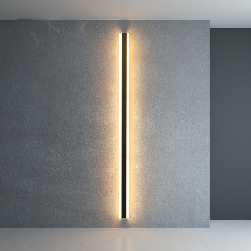 Minimalist Long LED Wall Lamp | Acrylic Shade | 220V | 30cm 6W & 60cm 12W | Neutral, Warm & White Light | Living Room, Bedroom & Hallway