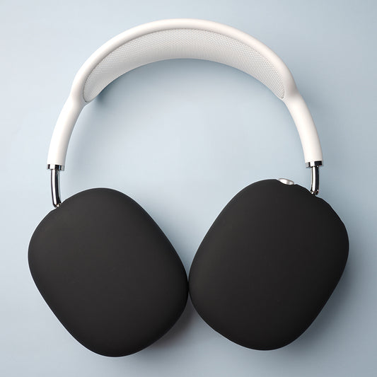 Silicone Protective Case for AirPods Max | Soft, Shockproof, All-Round Protection | Black & White