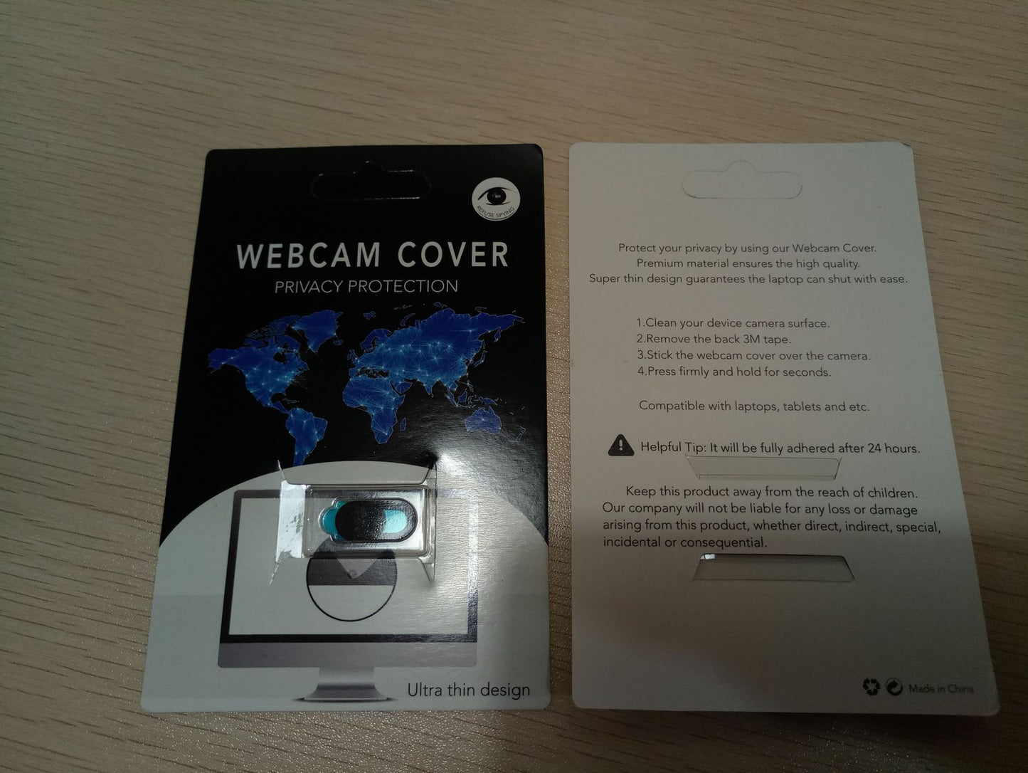 Webcam Privacy Cover | Anti-Hacker Camera Blocker for Laptop, Tablet & Phone | Black, White, Pink, Silver
