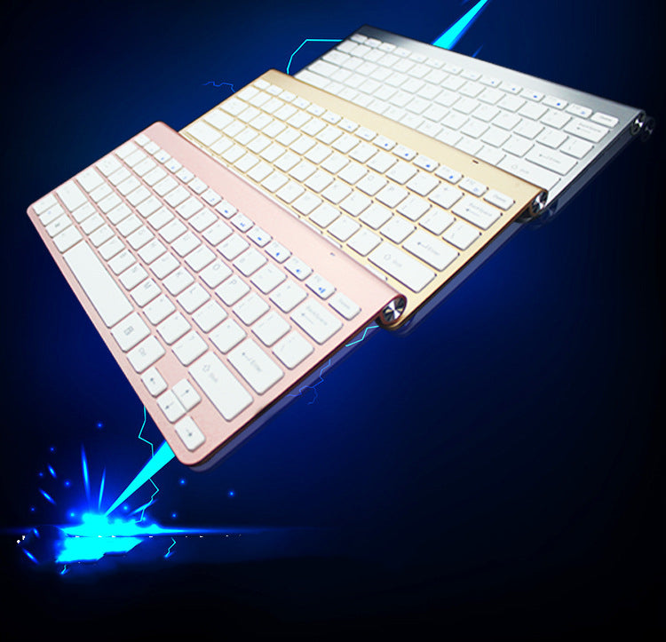 Wireless Keyboard & Mouse Combo | 2.4GHz | 78 Keys | Scissor Switches | Shared USB Receiver | 10m | Multimedia Hotkeys | Gold, Silver & Rose Gold