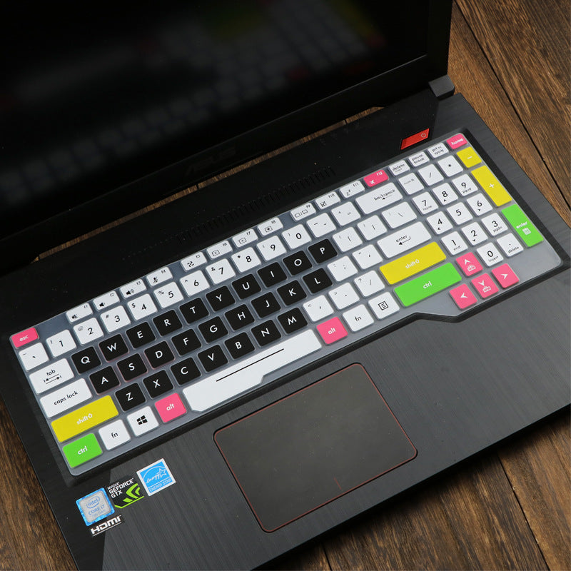 ASUS Laptop Keyboard Protective Cover Skin | Dust & Spill Proof | 15 Colours | Solid, Gradient, Translucent & Rainbow | Silicone Film