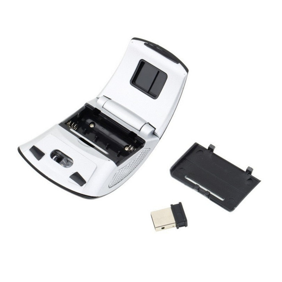 2.4GHz Wireless Foldable Mouse | 1600 DPI | 10m Range | Plug & Play | Windows & Mac | 6 Colours