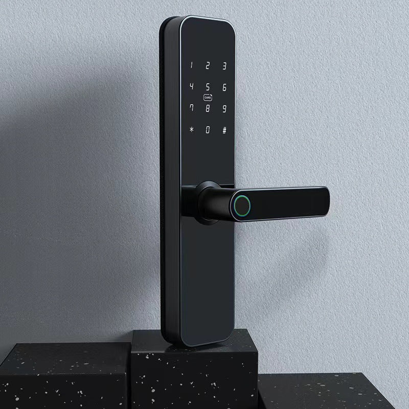 Smart Fingerprint Door Lock | Alloy | Fingerprint, WiFi, App, Password & Card Access | Black & Rose Gold