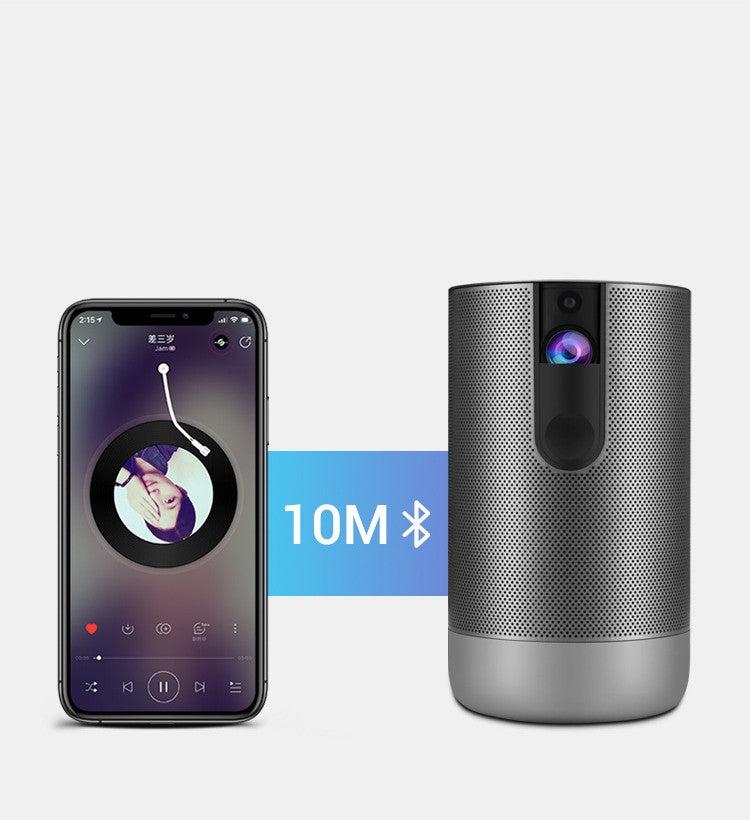 DLP Mini Smart Projector | 200 ANSI, 150", Auto-Focus, Android & 8000mAh Battery