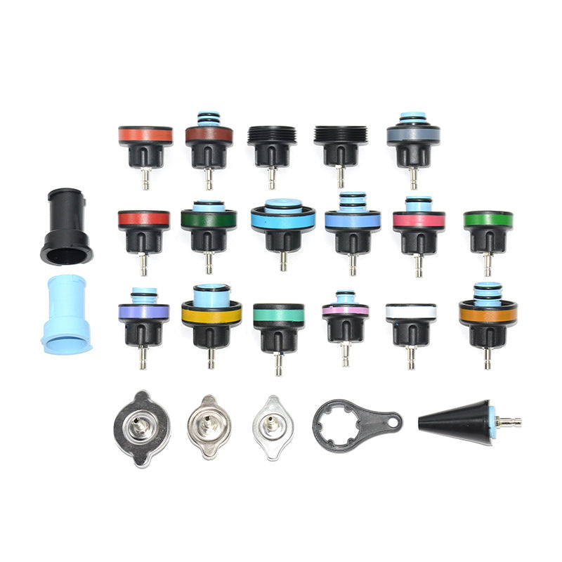 28-Piece Master Cooling System Radiator Pressure Tester | Vacuum Purge & Refill Kit, Auto Repair
