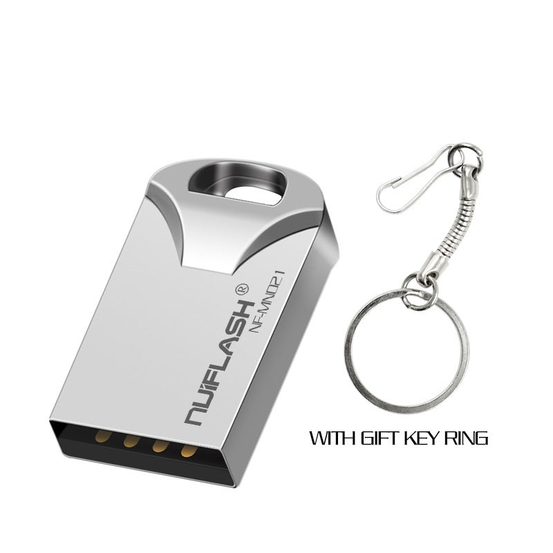 Mini USB Flash Drive | USB 2.0 | 4GB–128GB | Black & Silver | Solid State Storage