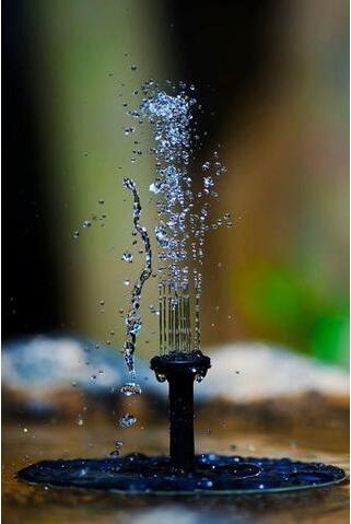Solar-Powered Garden Fountain Pump | 1.5W | 210L/h | 4 Nozzles | Brushless Motor | 10,000hr+ | Bird Bath, Pond & Garden | 1–4pc & Bulk Sets