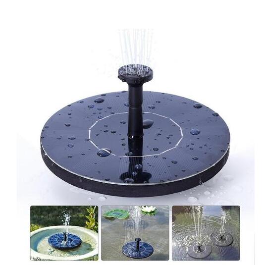 Solar-Powered Garden Fountain Pump | 1.5W | 210L/h | 4 Nozzles | Brushless Motor | 10,000hr+ | Bird Bath, Pond & Garden | 1–4pc & Bulk Sets