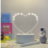 LED Acrylic Handwriting Message Board | 3W 5V USB | Touch & Remote | 16 Designs | Acrylic + ABS | Erasable Pen Included